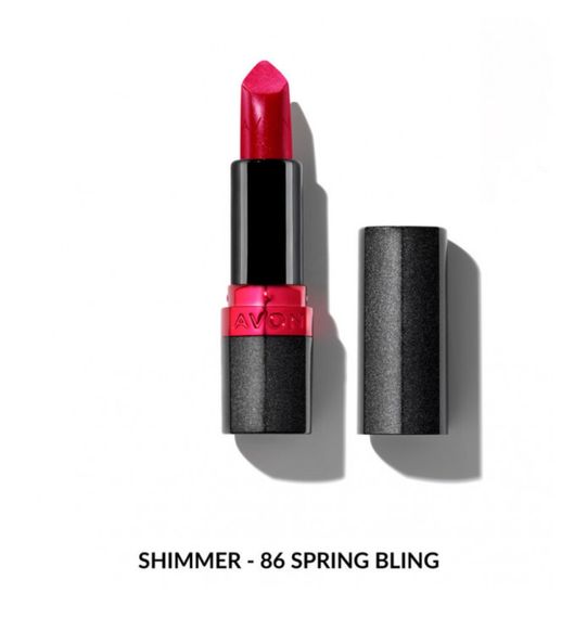 Зволожувальна мерехтлива губна помада Avon "Ультра" 86 Весняний шик  (86 Spring Bling) 3,6г