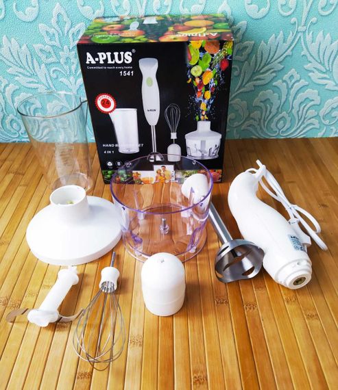 Ручний блендер 4в1 | Електричний чоппер | Багатофункціональний блендер