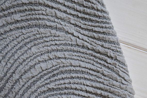 Жакардові чохли на стільці Volna з спідницею Світло-сірі | Зображення 1