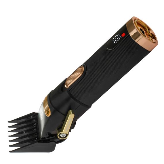 Машинка для стрижки волосся Adler AD 2853 акумуляторна 0,8–13 мм 4 насадки LED USB | Зображення 1