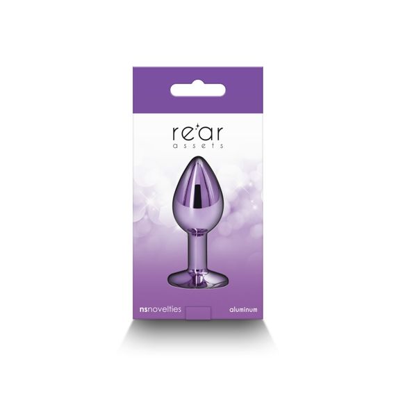 Анальна пробка NS Novelties Rear Assets - Small - Purple | Зображення 3