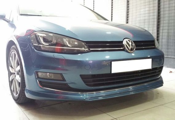 Передня Lip накладка DPT (чорний глянець) для Volkswagen Golf 7/E-Golf