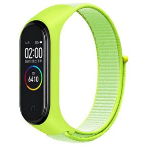 Ремешок Nylon New для Xiaomi Mi Band 3/4/5/6/7 Light Green