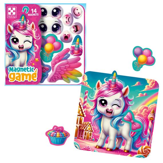 Гра розвиваюча "Емоції Єдиноріжки" VT3220-01, 14 магнітів | Зображення 1