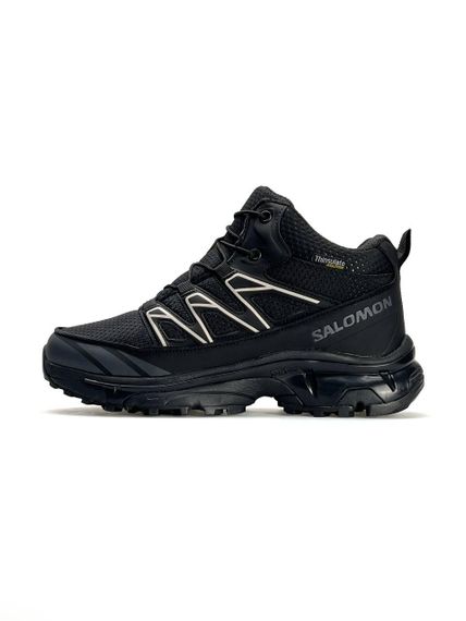 Мужские зимние кроссовки  Salomon XT-6 Black Beig Fur, Вьетнам 44 28 | Зображення 1