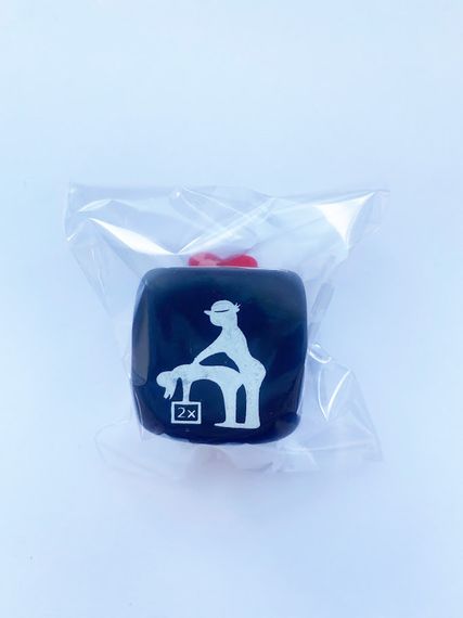 Гральний кубик КАМАСУТРА чорний Sex Aura | Зображення 2