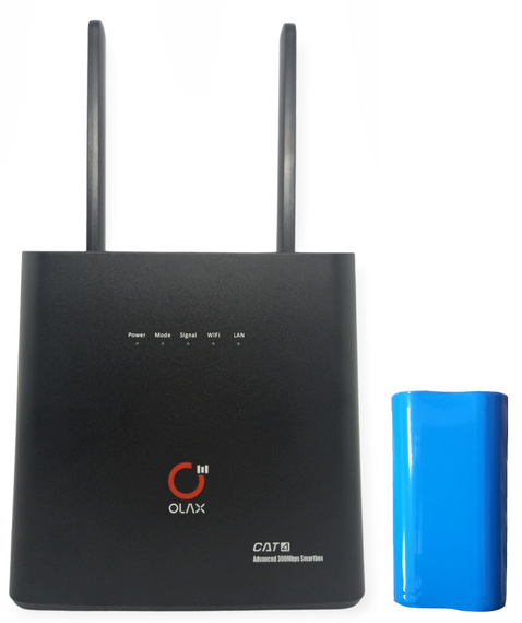 4G WIFI роутер модем маршрутизатор Olax AX9 PRO B з 3G 4G модемом + дві антени