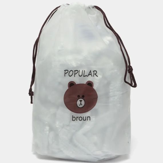 Пищевые пакеты крышки на резинке, 100 шт. ND-68-30 Freshness storage bag, Прозрачные/Политиленовые пакеты для еды | Зображення 9