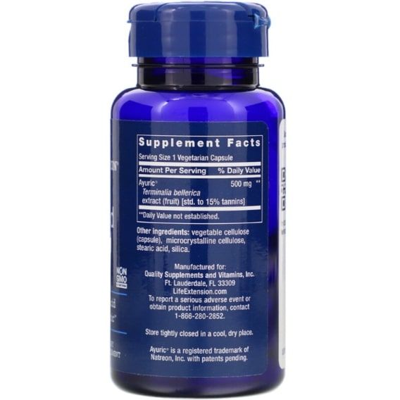 Урологический препарат Life Extension Uric Acid Control 60 Veg Caps LEX-19210 | Зображення 2