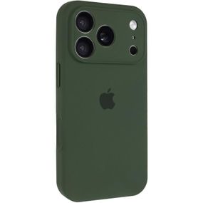 Чохол Silicone Case Full Camera Protective (AA) для Apple iPhone 17 Pro Max (6.9") Зелений / Cyprus Green