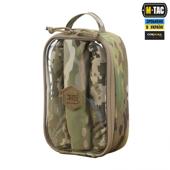 Прозорий утилітарний органайзер M-Tac Elite Small Gen.II, Мультикам | Зображення 3