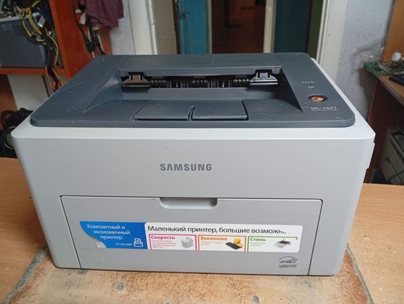 Принтер Samsung ML-1641 / Лазерная монохромная печать / 600x1200 dpi / A4 / 16 стр/мин / USB 2.0 б/у | Зображення 1
