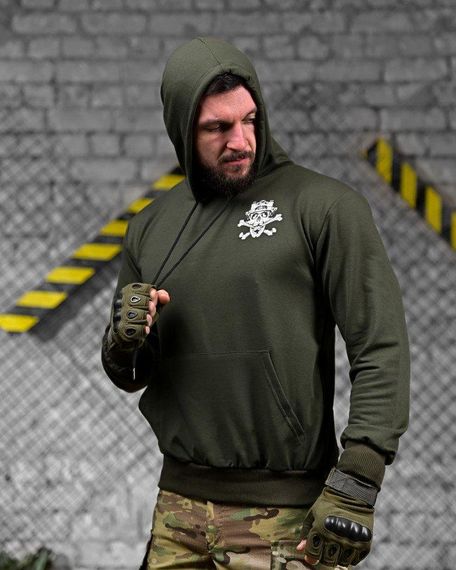 Тактична худі MAKLIN вечеря олива ДЛ7071 | Зображення 2