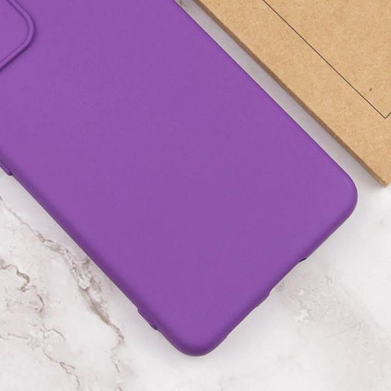 Чехол TPU GETMAN Liquid Silk Full Camera для Xiaomi Redmi 12 Фиолетовый / Purple | Зображення 2