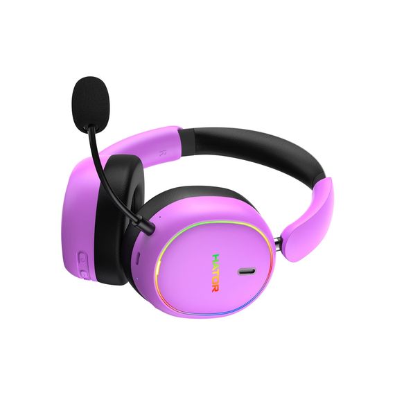 Навушники Hator Phoenix 2 Wireless Hi-Res SyncHUB Cyber Violet (ESH42) | Зображення 3