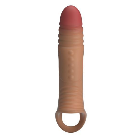 Насадка на пеніс Pretty Love 8.7 Vibrating Penis Sleeve Extender | Зображення 4