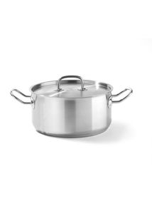 Кастрюля низька з кришкою Hendi Kitchen Line 5 л