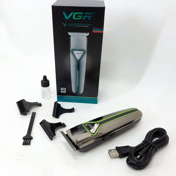 Професійна триммер бездротова для стрижки волосся VGR V-008 Pro, машинка для UL-600 стрижки голови | Зображення 5