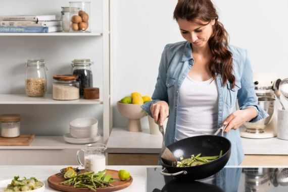 Сковорода ВОК KitchenAid FHA СС005696-001 30 см черная | Зображення 4