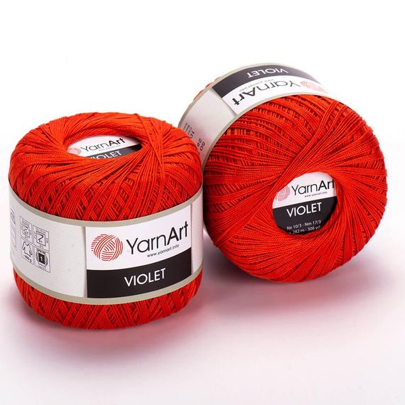 Пряжа YarnArt Violet номер цвета 5535 хлопок пряжа ярнарт виолет