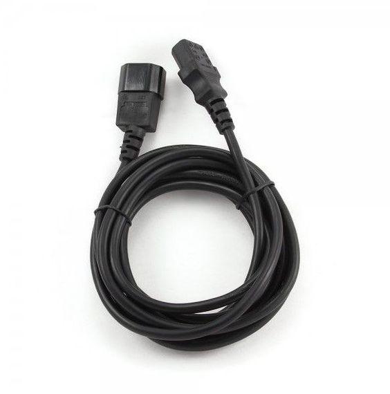 Кабель силовий Cablexpert С13-С14, PC-189-VDE-3M, довжина 3 м, сертифікований VDE, 3*1 мм кв. | Зображення 2