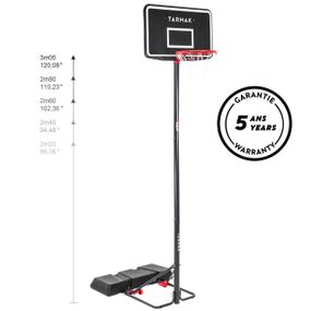Баскетбольна стійка B100 Easy регульована від 2,20 до 3,05 м - One Size