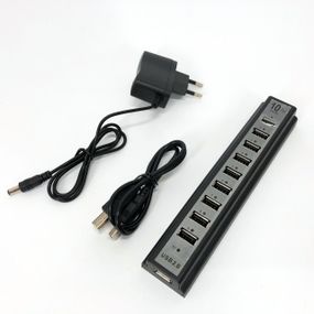 Разветвитель юсб USB HUB 10 портов, Хаб для ноутбука, YK-419 Размножитель usb