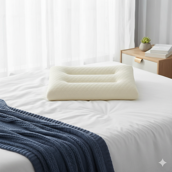 Ортопедична подушка Pillow-05 з ефектом пам'яті для підтримки хребта | Зображення 1