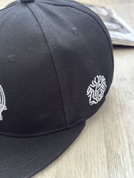 Кепка снепбек  (Snapback)  Уаджет око Гора Чорний 56-61р (9082) | Зображення 1