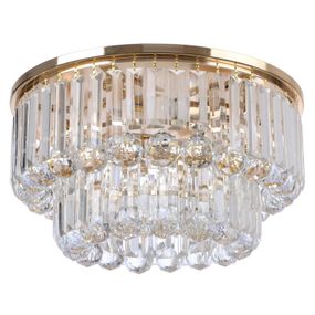 Люстра торт потолочная с подсветкой LED E14 40W Glass (BCL-611C/3)