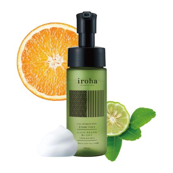 Піна для інтимного догляду Iroha Intimate Wash Foam Type Bergamot and Bitter Orange 150 мл Sex Aura | Зображення 1