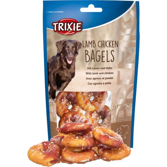 Ласощі для собак з ягнятком та куркою Trixie Premio Lamb Chicken Bagles, 100 гр | Зображення 2