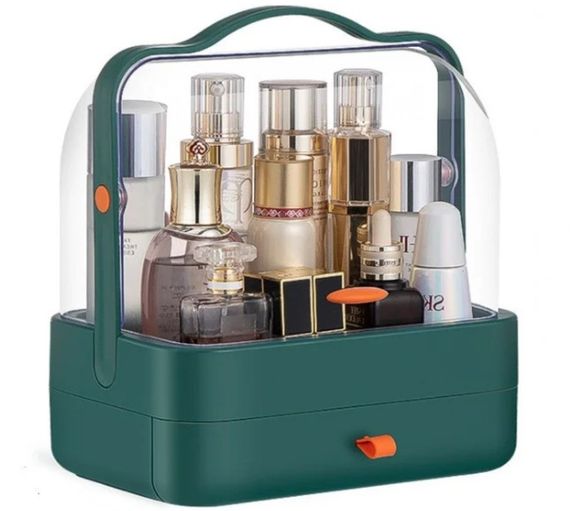 Органайзер для косметики настільний XPRO Single Drawer YM206 2 секції Зелений (MER-14968_546) | Зображення 3
