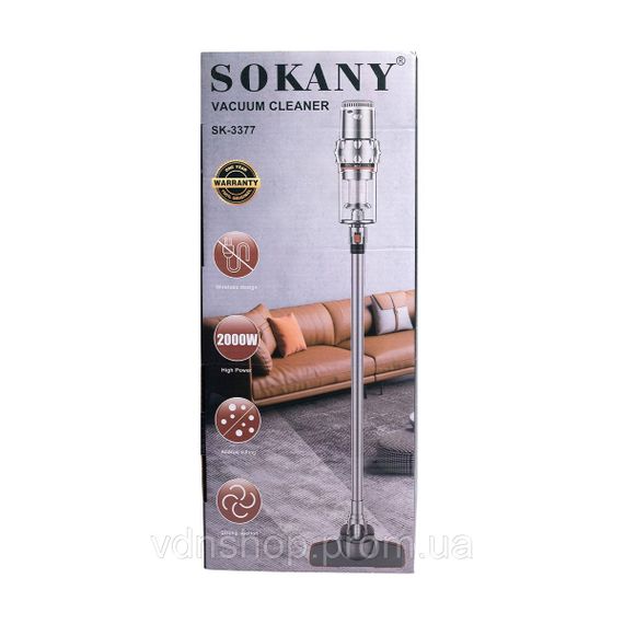 Ручний пилосос на акумуляторі для сухого прибирання 2000 Вт бездротовий пилосос Sokany SK-3377 | Зображення 9