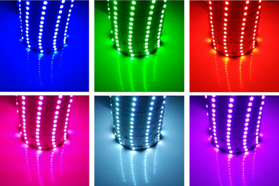 Светодиодная лента RGB 5050 300 LED комплект 5м | Зображення 1