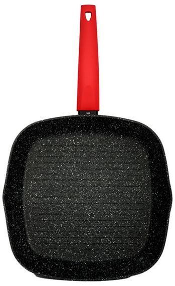 Сковорода гриль Oscar Chef OSR-8101-28 28х28 см черная