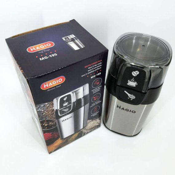 Кофемолка для круп MAGIO MG-195 (300 Вт) | Профессиональные кофемолки | Кофемолка AG-687 для круп | Зображення 2