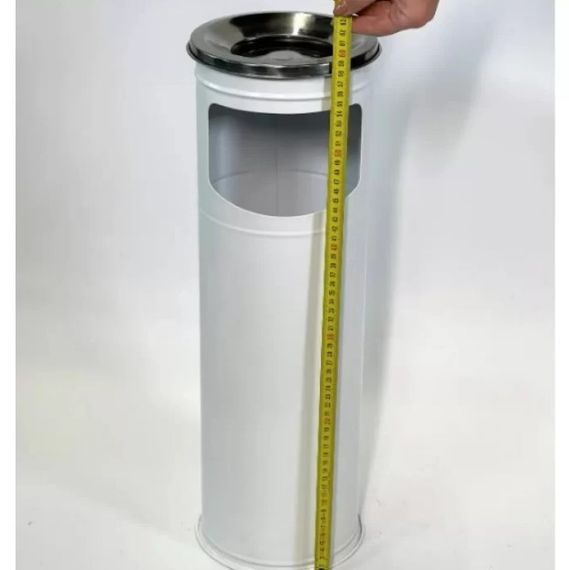 Підлогова урна з попільничкою Maxiflow біла 19х60 см (4418.1960B.101.00) | Зображення 3