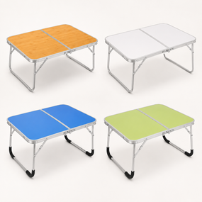 Синій Стіл компактний складаний для дому, кемпінгу-пікніка Folding table AND844-846
