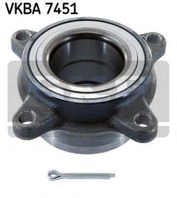 Підшипник маточини FIAT FULLBACK, MITSUBISHI L200 05- перед. міст (Вир-во SKF) SKF VKBA7451 на MITSUBISHI TRITON (KB_T, KA_T)