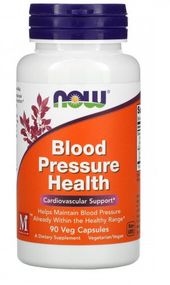 NOW BLOOD PRESSURE HEALTH / ЗДОРОВОЕ АРТЕРИАЛЬНОЕ ДАВЛЕНИЕ в капсулах №90