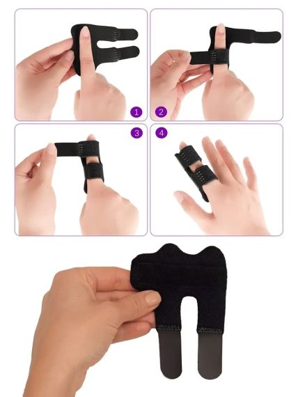 Бандаж на палець руки мізинець дитячий ортез шина фіксатор FINGER SPLINT | Зображення 1