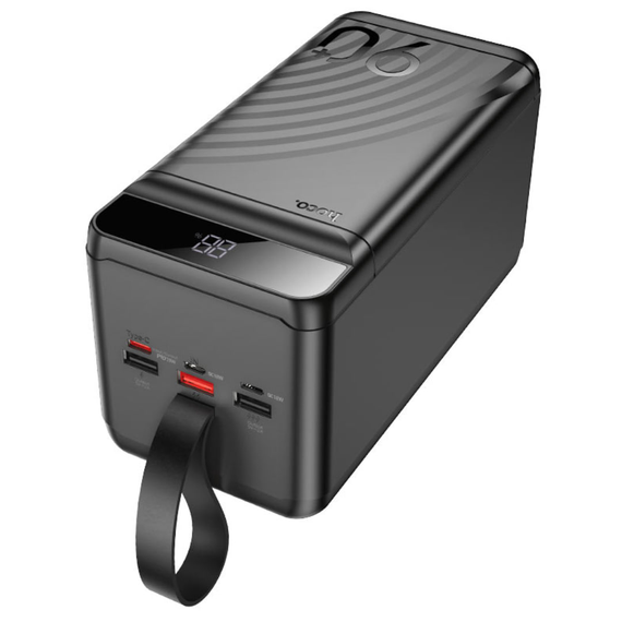 Power Bank Hoco J123D (90000mAh) c підтримка швидкого заряджання (Type-C / USB-A / Micro-USB / Lightning) / LED дисплей | Зображення 1