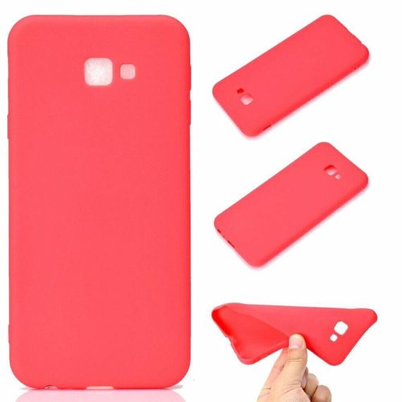 Чохол Candy Silicone для Samsung Galaxy J4 Plus колір Червоний