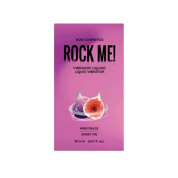 Рідкий вібратор NUEI ROCK ME зі смаком солодкого інжиру, 20 мл Sex Aura | Зображення 2