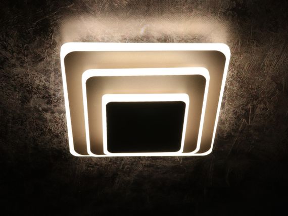 Сучасний креативний світильник стельовий LED для кухні ванної офісу 25468 Коричневий 7х25х40 см. | Зображення 3