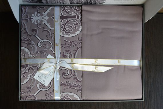 Постільна білизна First Choice Cotton Satin 200х220 Delmor Lilac | Зображення 1