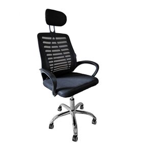 Кресло офисное на колесах Bonro Бонро B-6200 черное (42300108)