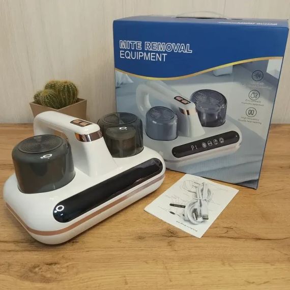 Зеленый  Беспроводной умный очиститель от клещей с ультрафиолетовой стерилизацией и HEPA-фильтром | Зображення 3