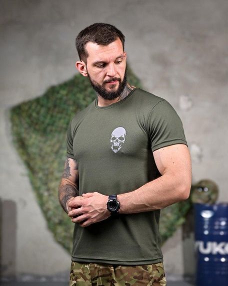 Тактична потоотводяща футболка Донецька область oliva РП7342 | Зображення 2